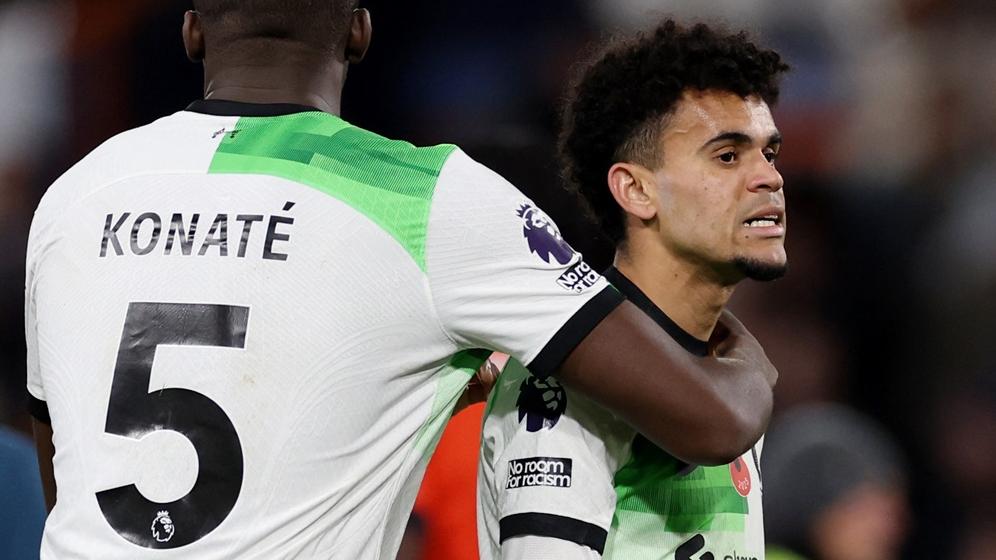 受父親綁架事件影響的路爾斯戴亞斯，後備為利物浦建功。(路透社)