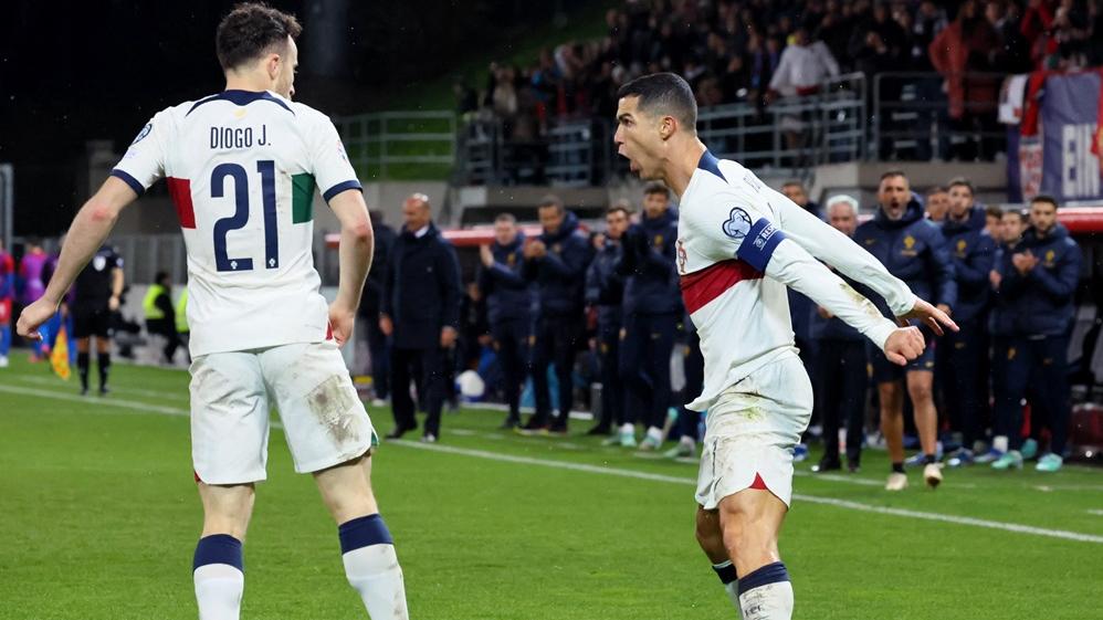 C朗在對列支敦士登先開紀錄。(路透社)