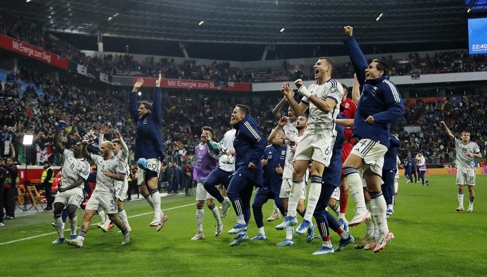 意大利賽和烏克蘭後取得出線資格。(路透社)