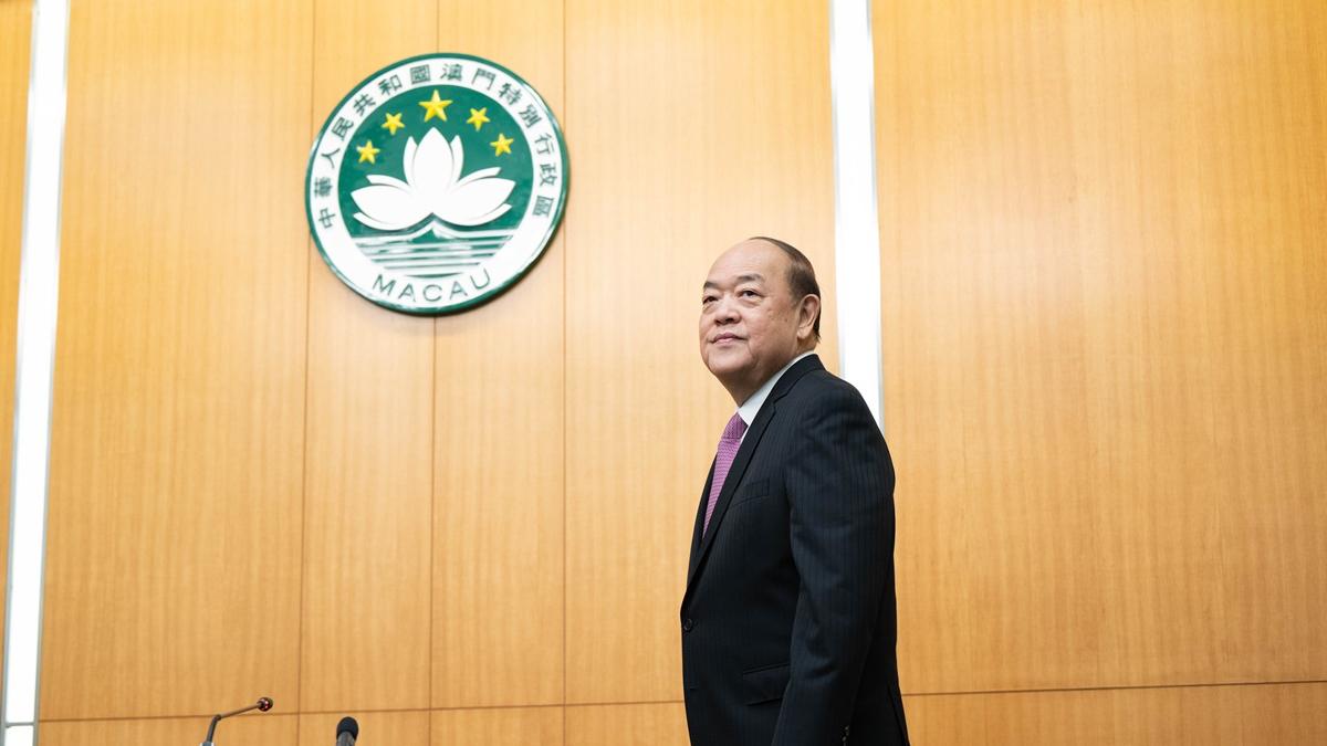 賀一誠今日發表新一份《施政報告》。(中通社)