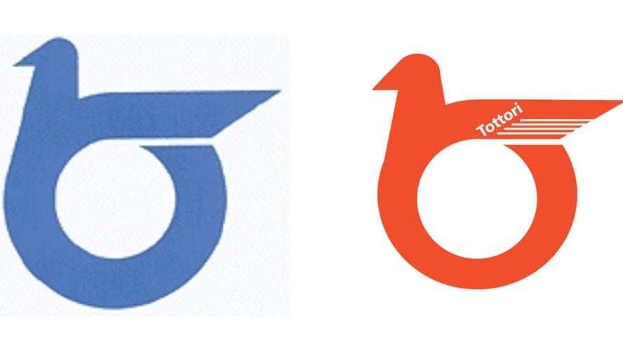 左為日本鳥取縣章，右為香港食品公司標誌。