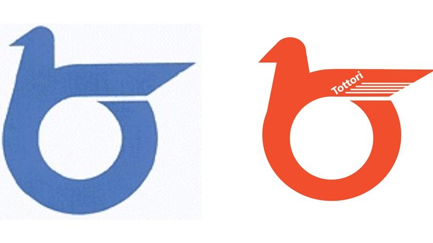 左為日本鳥取縣章，右為香港食品公司標誌。