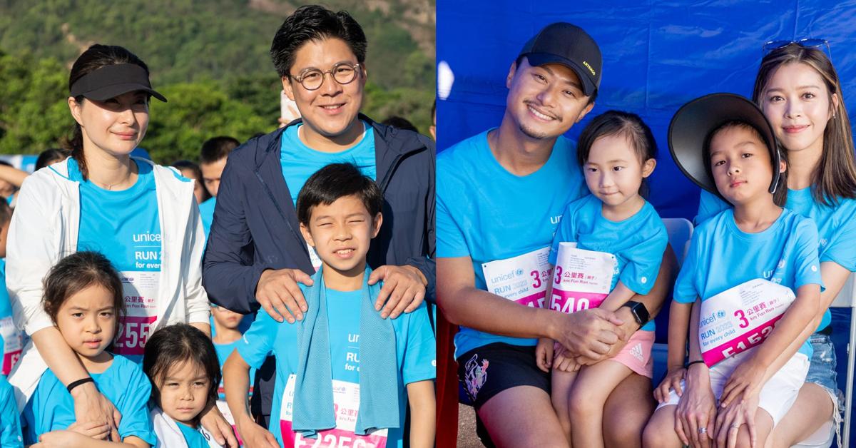 郭晶晶全家跑3公里最矚目 楊潮凱苦笑唔夠賴慰玲跑得快