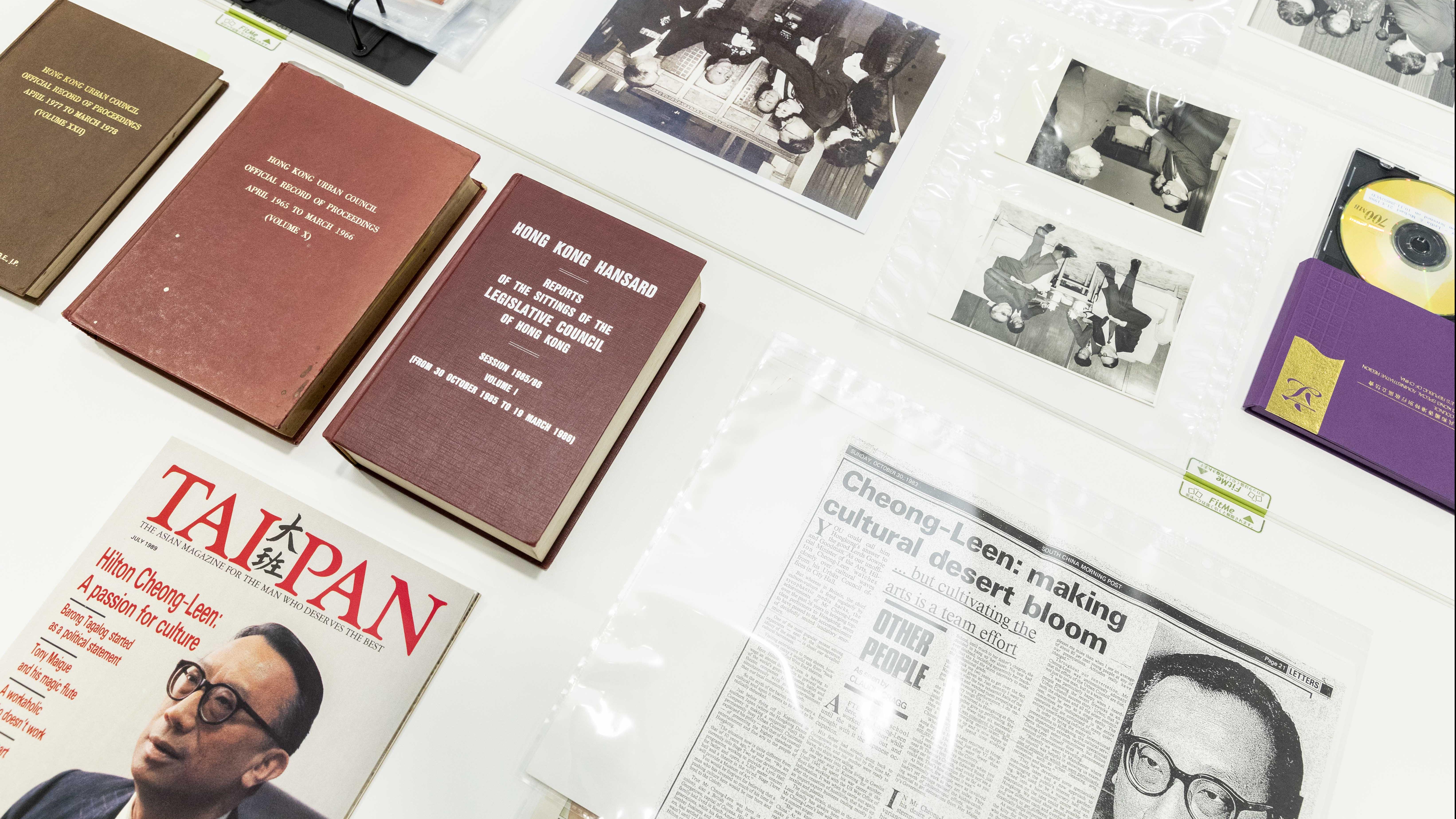 張有興眾多珍貴藏品捐贈予中大圖書館。(中大提供)