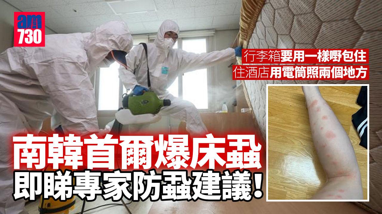 南韓床蝨｜旅行社指南韓團影響不大 專家倡保鮮紙包行李箱