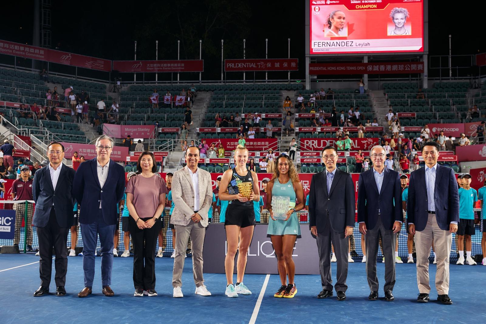 保誠香港網球公開賽2023圓滿落幕 「慈善挑戰賽」為本地輪椅網球運動贊助20萬