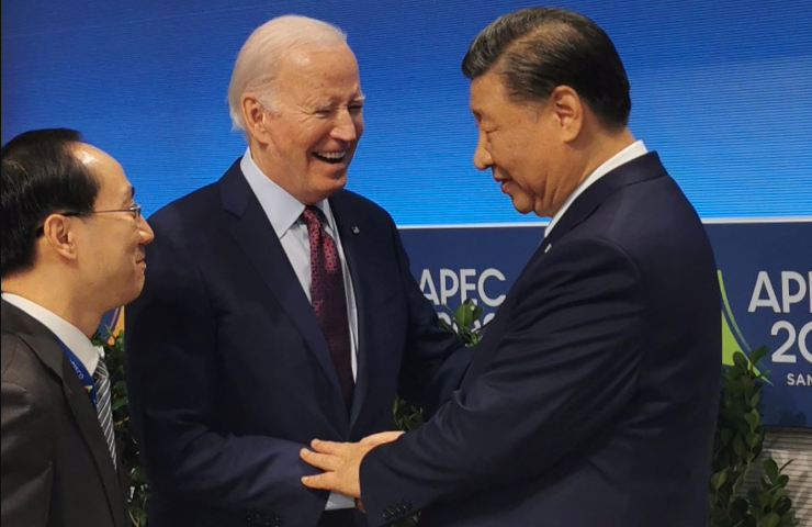 拜登與習近平再度交流（中國外交部部長助理兼發言人華春瑩X帳號圖片）