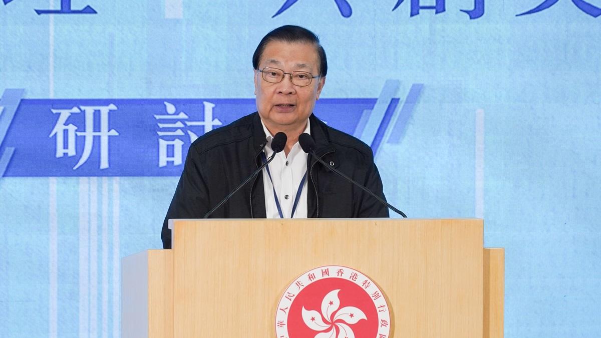 譚耀宗表示，美方倘擴大對港制裁，國安案件或移交內地審訊。(資料圖片／李睿哲攝)