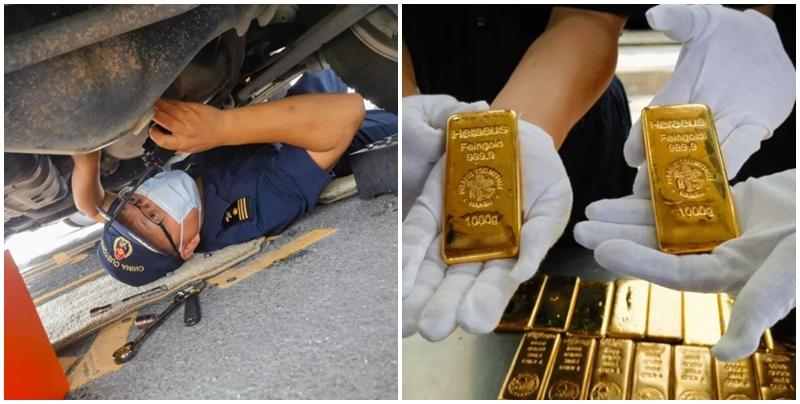 深圳皇崗海關近日從香港入境的客運車輛中，查獲72塊足金金條，共72.00157公斤，價值高達4000萬元人民幣(約4,279萬港元)。