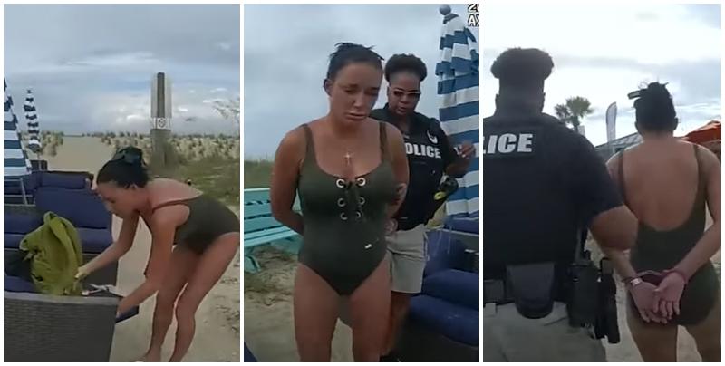 美國一名當時34歲的女子2021年在喬治亞州海邊偷偷使用按摩棒自慰，驚動身旁民眾報警，最終被警察以涉嫌犯猥褻罪逮捕。當日執法警察的隨身攝影機鏡頭影像上周五曝光，社交平台X觀看次數甚至高達250多萬人次。