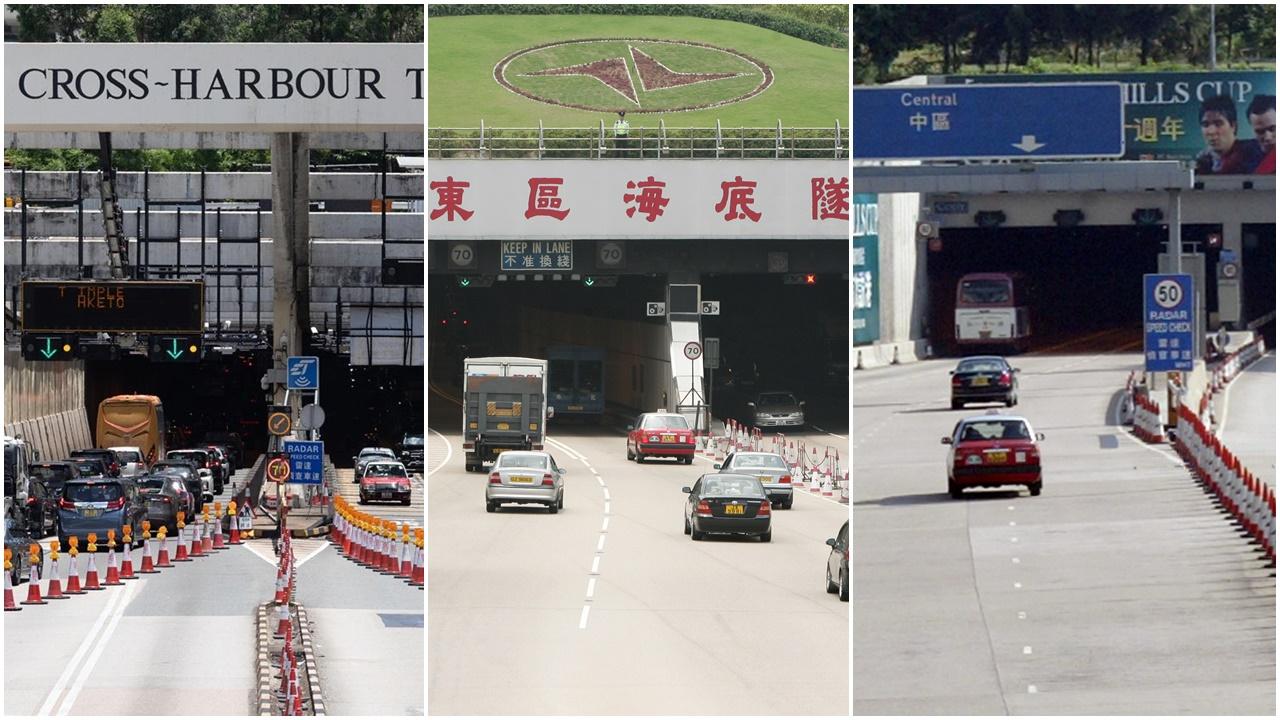 三隧實施分段收費首個工作日，林世雄：車流大致暢順。(資料圖片)
