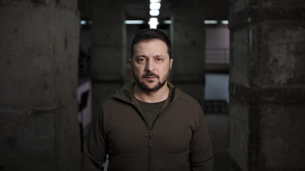 澤連斯基訪美，將與拜登會晤並於眾院發表演說。(資料圖片)