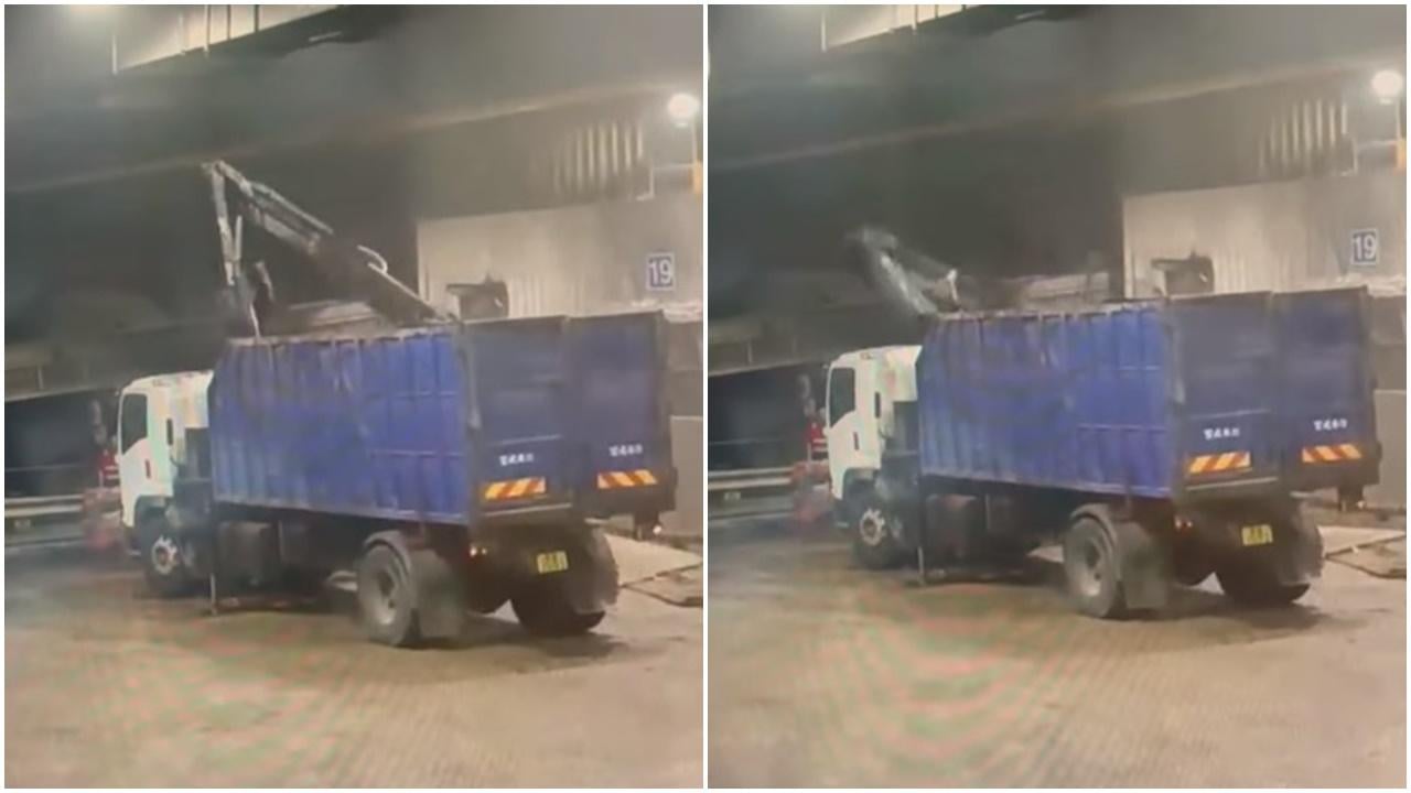 貨車吊臂突失平衡塌下擊中工人