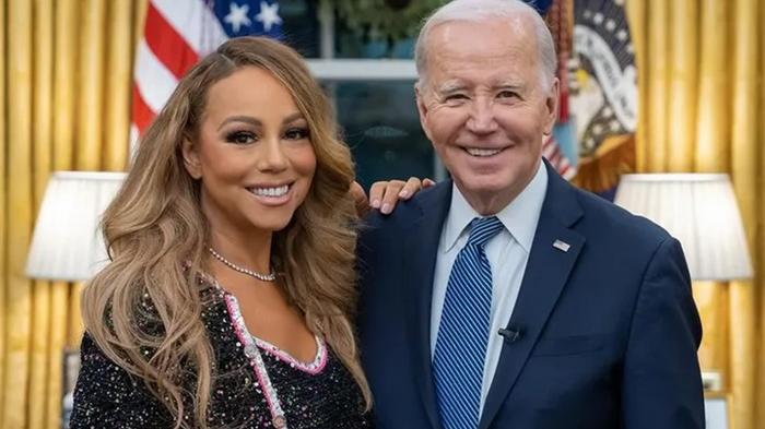 瑪麗嘉兒白宮見總統拜登度聖誕