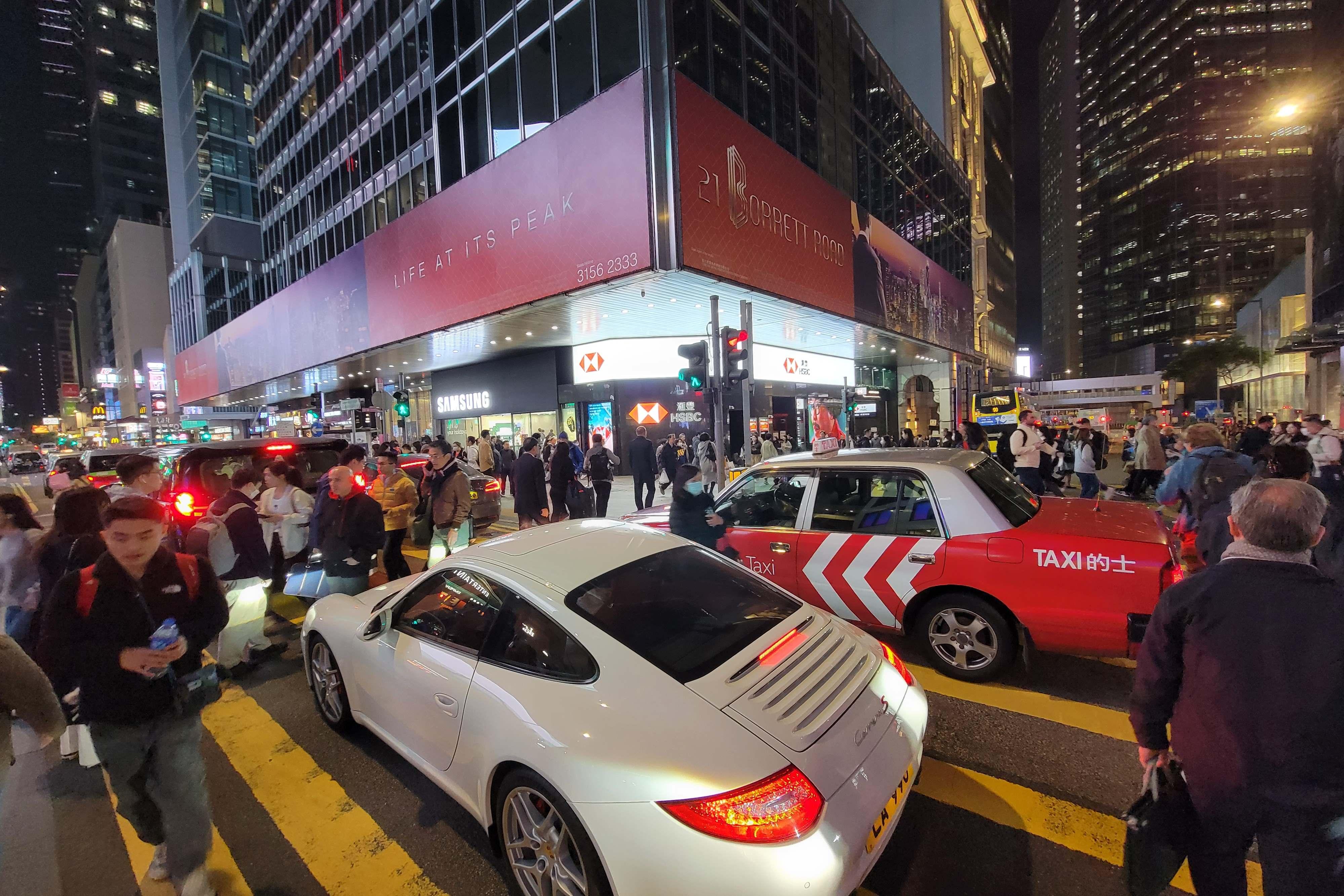 中環 聖誕新年封路 皇后大道中 蘭桂坊 雲咸街一帶