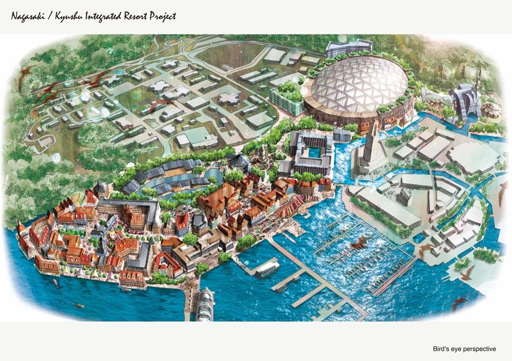 日本長崎的賭場渡假村計劃未被政府接納。(網上圖片)