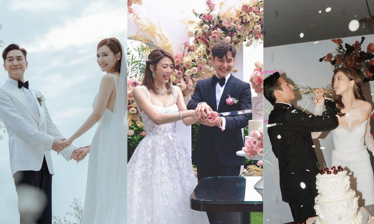 香港藝人結婚2023｜馬國明湯洛雯/陳家樂連詩雅/何超蓮竇驍成雙成對 曾淑雅、吳千語、黃智雯升呢