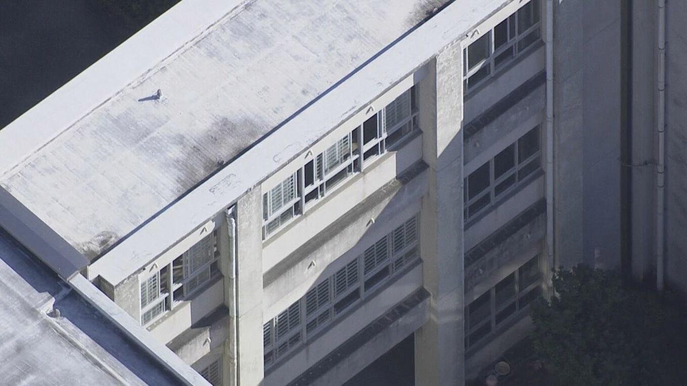 日本愛知縣一所中學發生傷人事故。(新聞截圖)