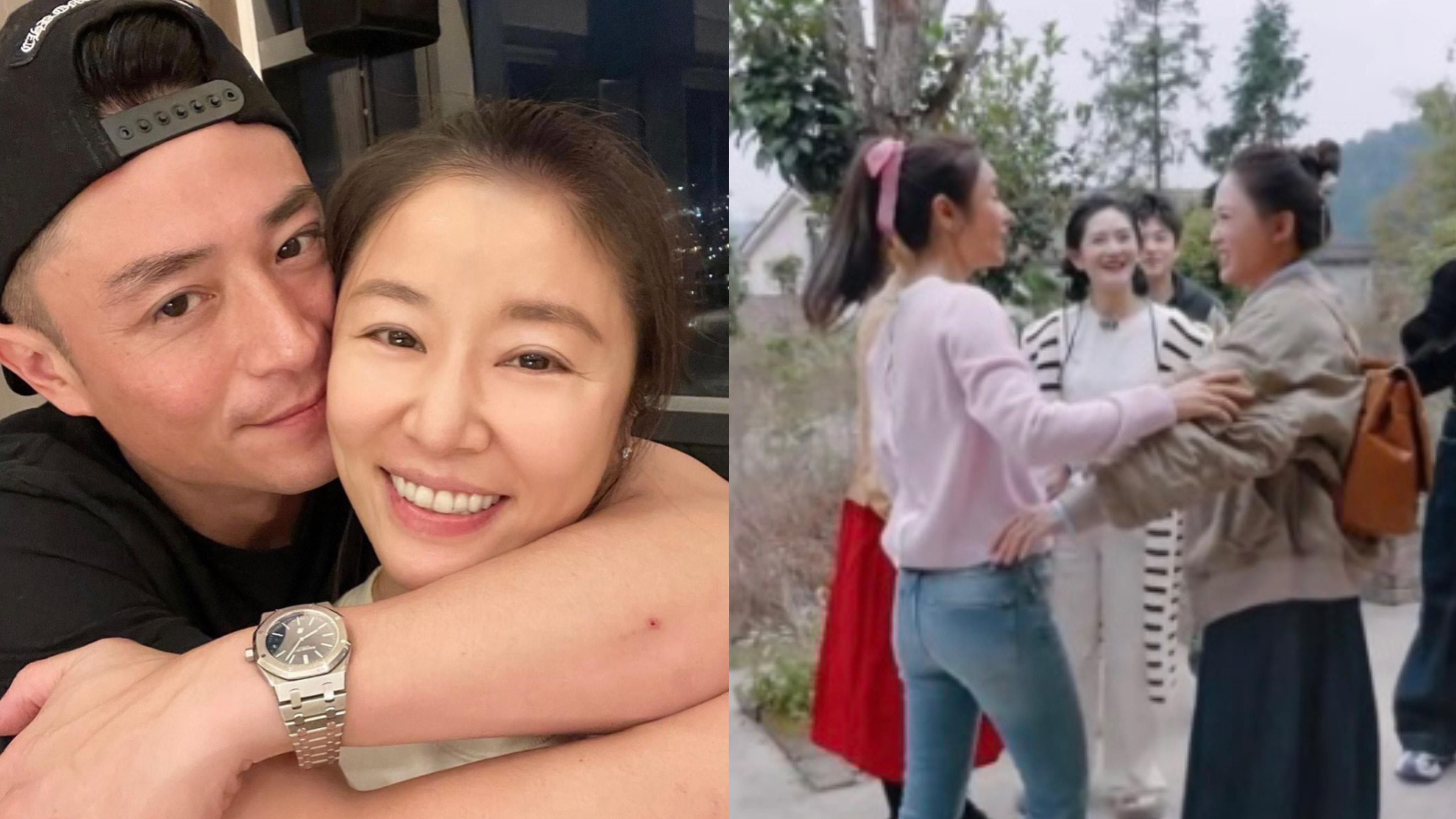 林心如孖老公前度陳喬恩拍綜藝　二人鏡頭前互攬成「微妙社交距離」 