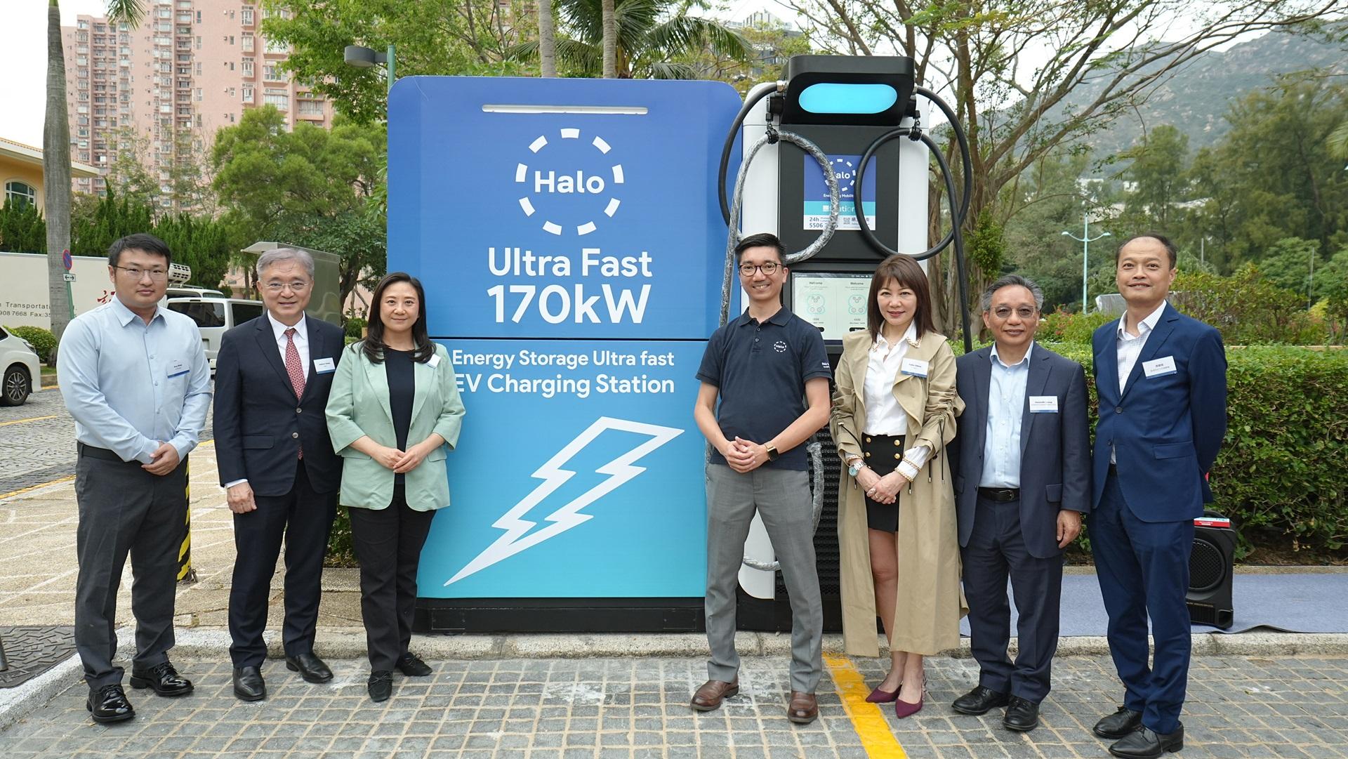 電動車丨Halo Energy於屯門黃金海岸商場設立首個大功率儲能電動車充電站
