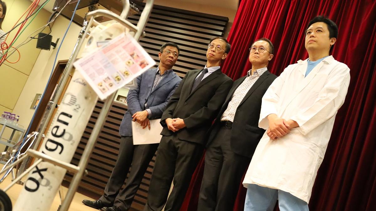 明愛醫院早前召開記者會交代事件。(資料圖片／鍾式明攝)