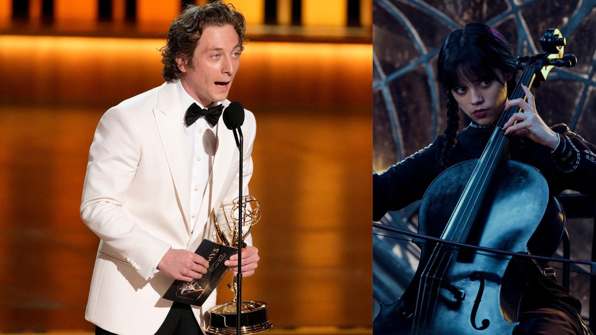 艾美獎2023｜《大熊餐廳》Jeremy Allen White奪喜劇視帝 《星期三》Jenna Ortega失落視后