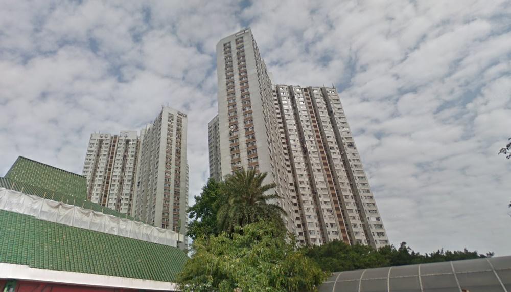 粉嶺男女墮樓亡，女死者撞樹慘被分成三截。(Google Map)