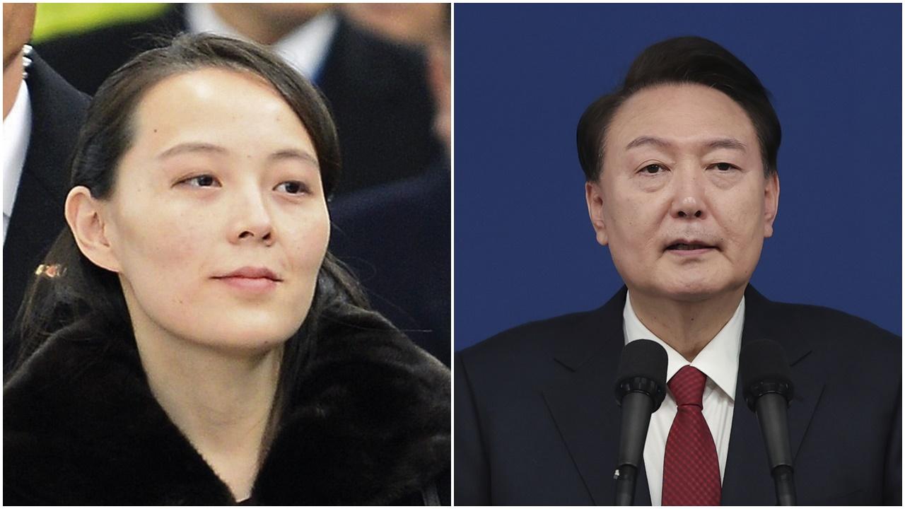 金與正：尹錫悅是北韓軍事力量提升的功臣。(資料圖片)