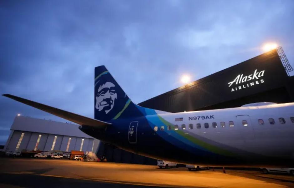 波音737 MAX 9客機多處螺絲鬆動，阿拉斯加航空：失望又憤怒。(資料圖片)