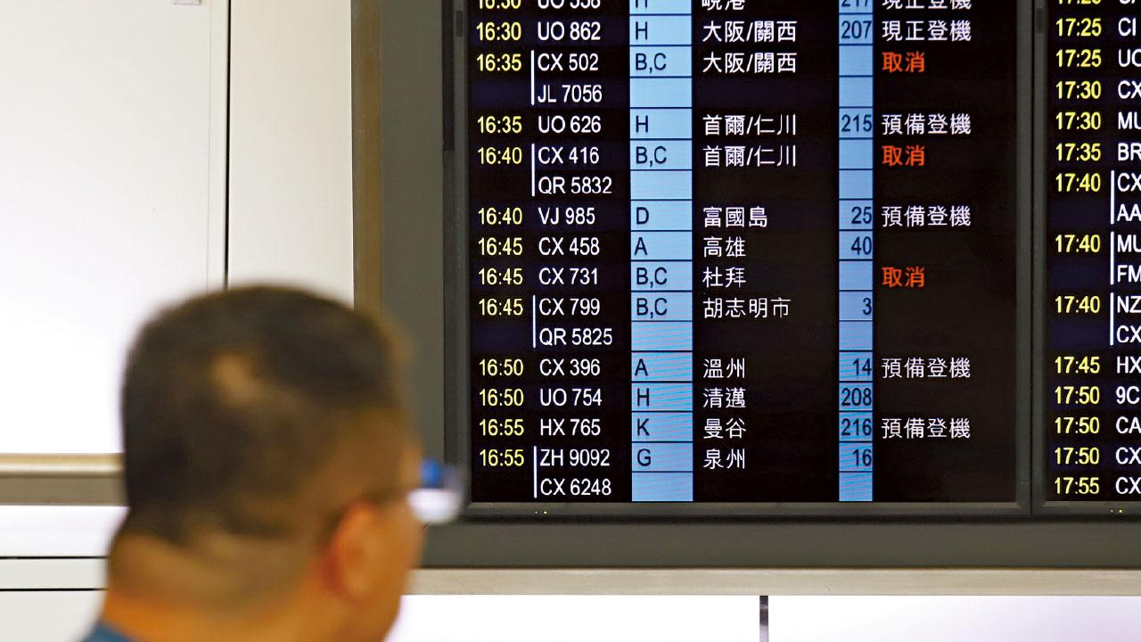 國泰連日取消逾20航班 民航處要求月底交報告解釋