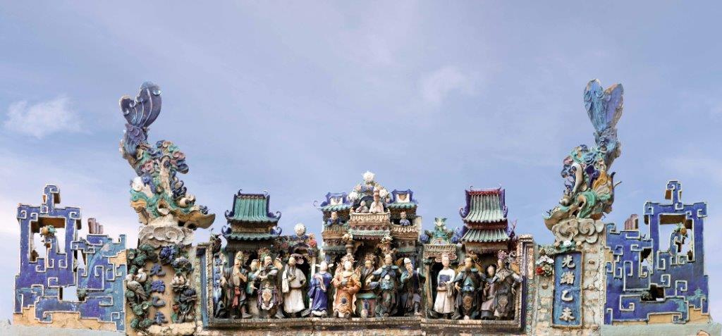 上環廣福義祠的脊飾