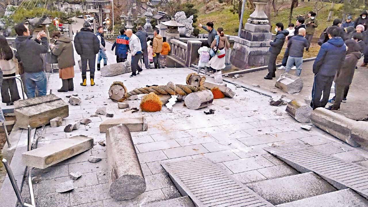 日本石川縣7.6級地震 觸發海嘯驚慌 恐多人死傷