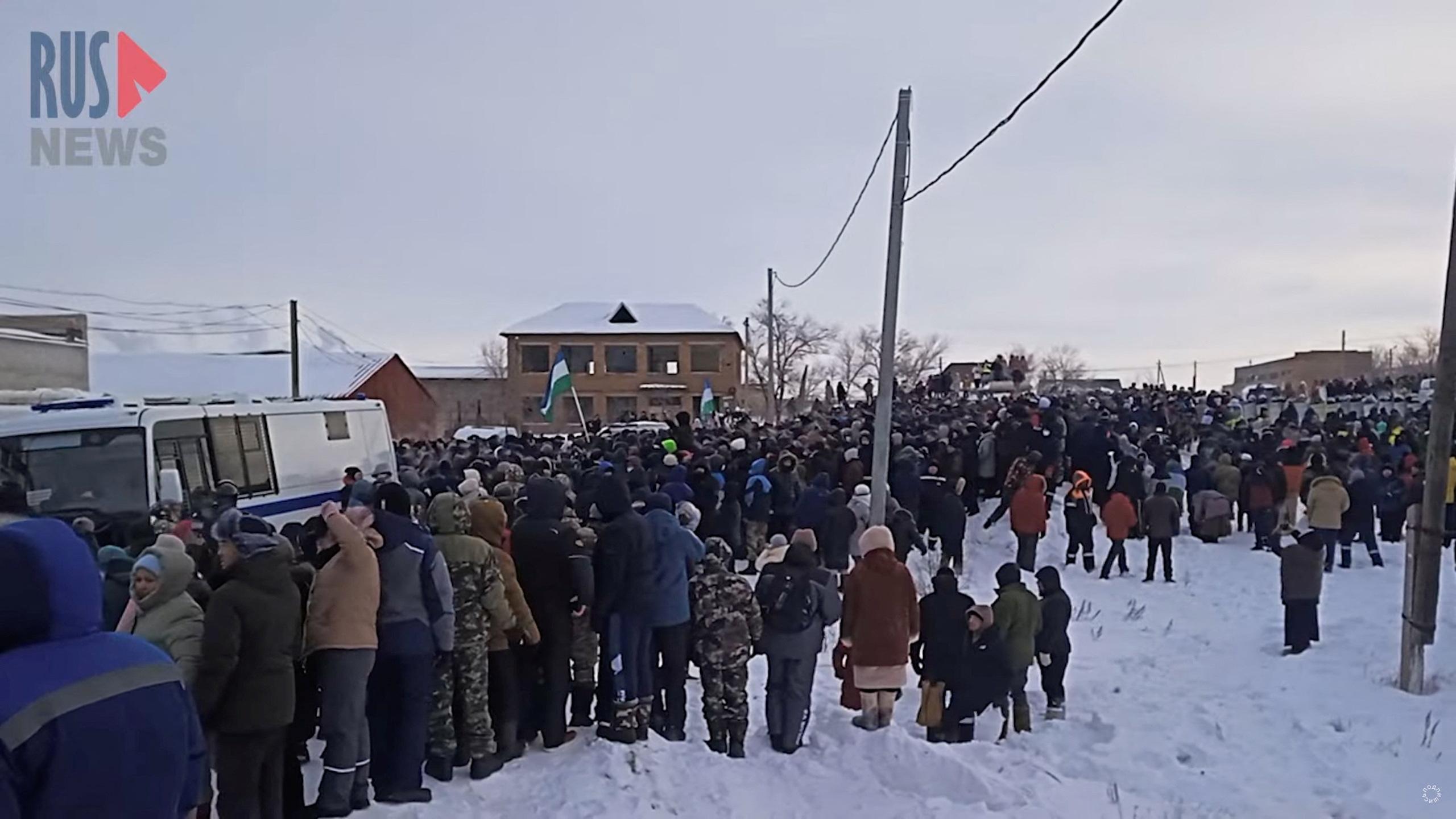 俄羅斯巴什科爾托斯坦地區爆警民衝突。(路透社)