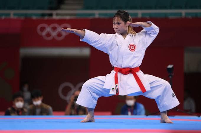 港隊空手道代表劉慕裳在女子個人形升上世界排名第一，是香港歷來首位登「世一」的空手道運動員。(劉慕裳FB)