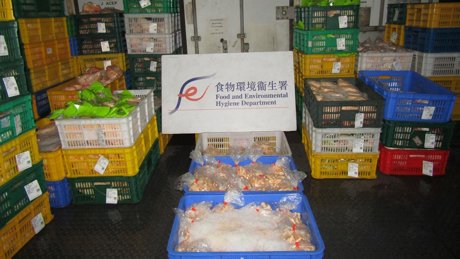 食環署搗破北區無牌凍房　檢獲約80公斤無衞生證明冰鮮家禽