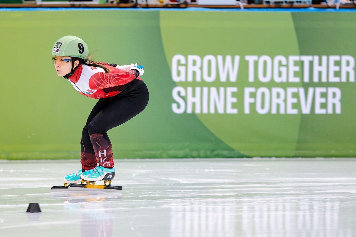 陳倩凝冬青奧短道速滑刷新PB 金和霖王智顥完成賽事