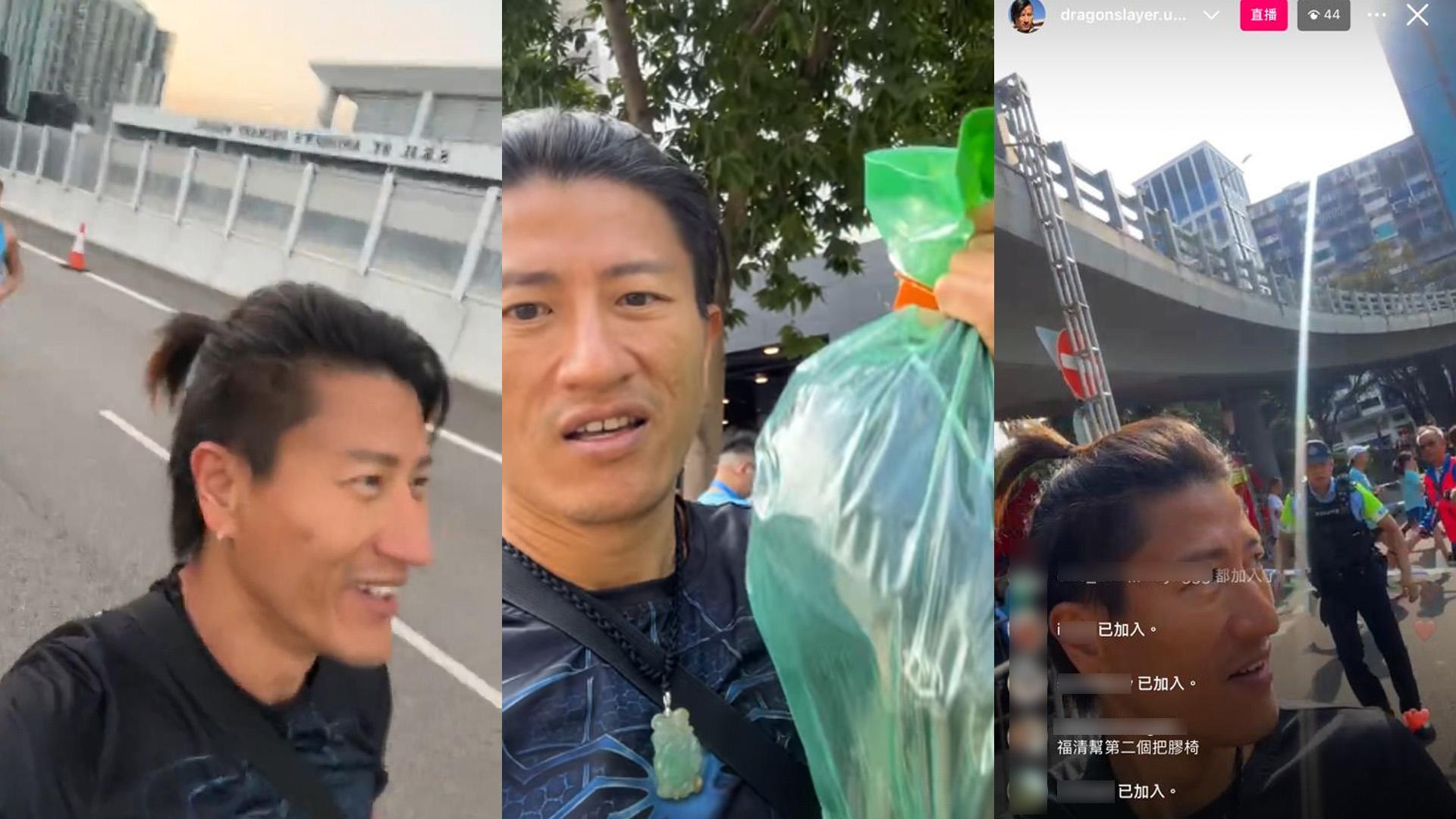 渣打馬拉松2024｜龍心跑半馬被警察趕離場 忽然聲稱有號碼布