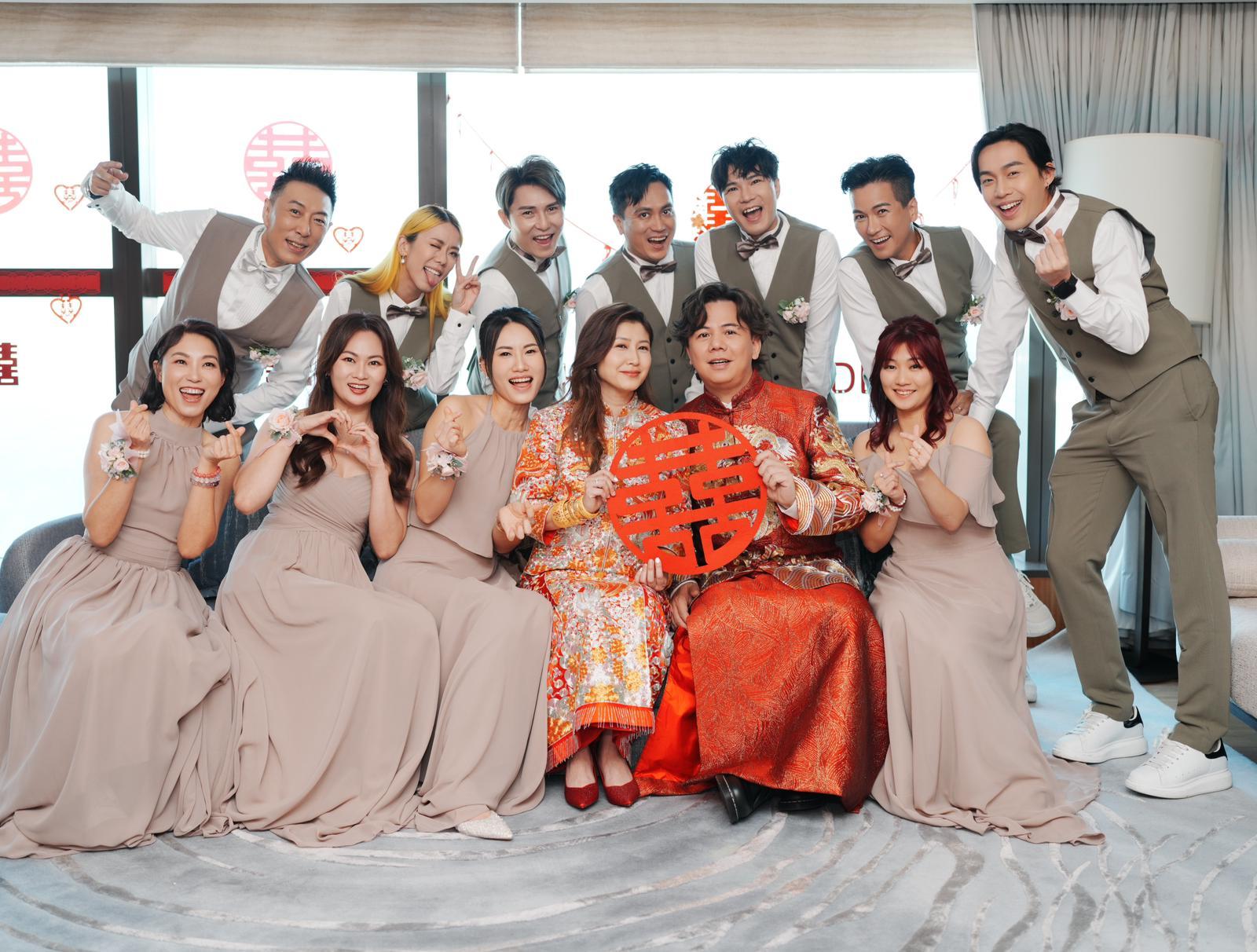 伍仲衡結婚星光熠熠 許志安姚焯菲周吉佩到賀