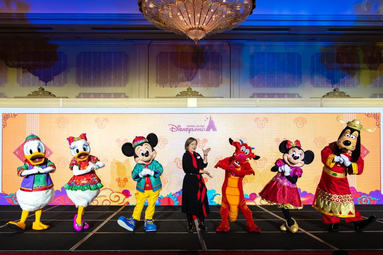 迪士尼舉行「奇妙年年」新春慶祝活動 園區部份日子延長開放(林靄怡攝)