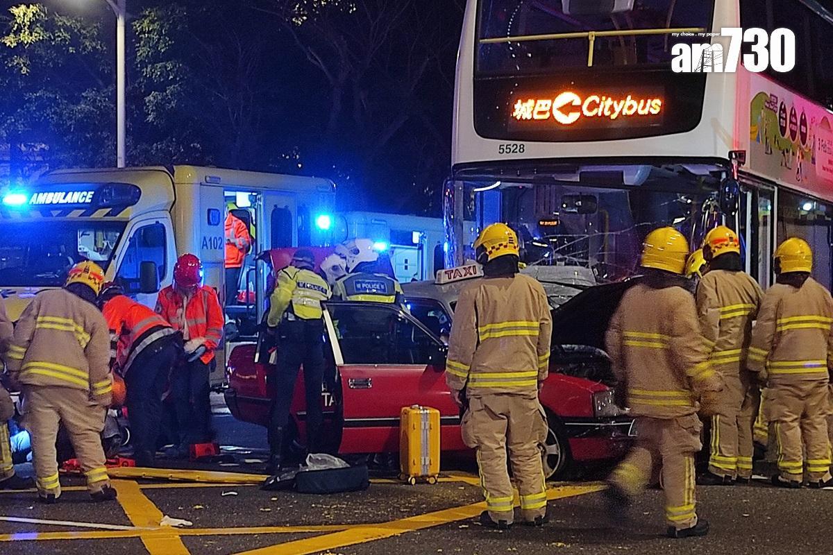 灣仔車禍｜的士撼城巴兩乘客亡　33歲司機被控危駕致死留院缺席提堂