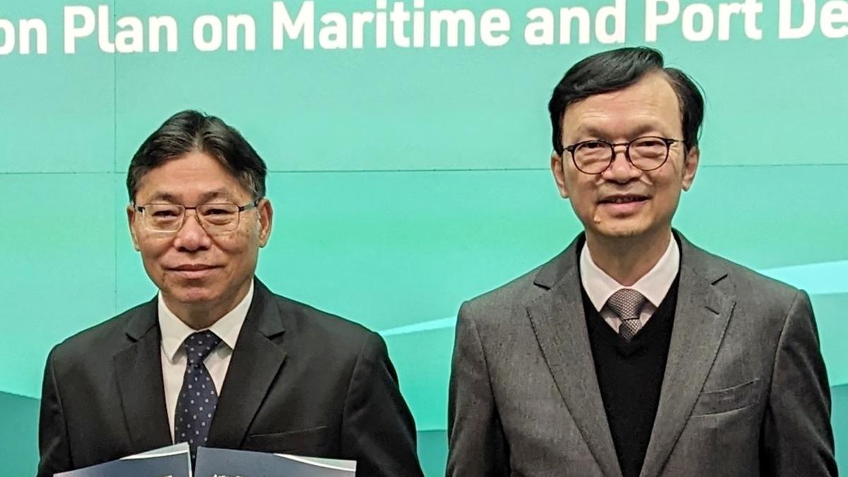 林世雄(左)離港期間，由廖振新(右)署任局長。(資料圖片／羅庸軒攝)