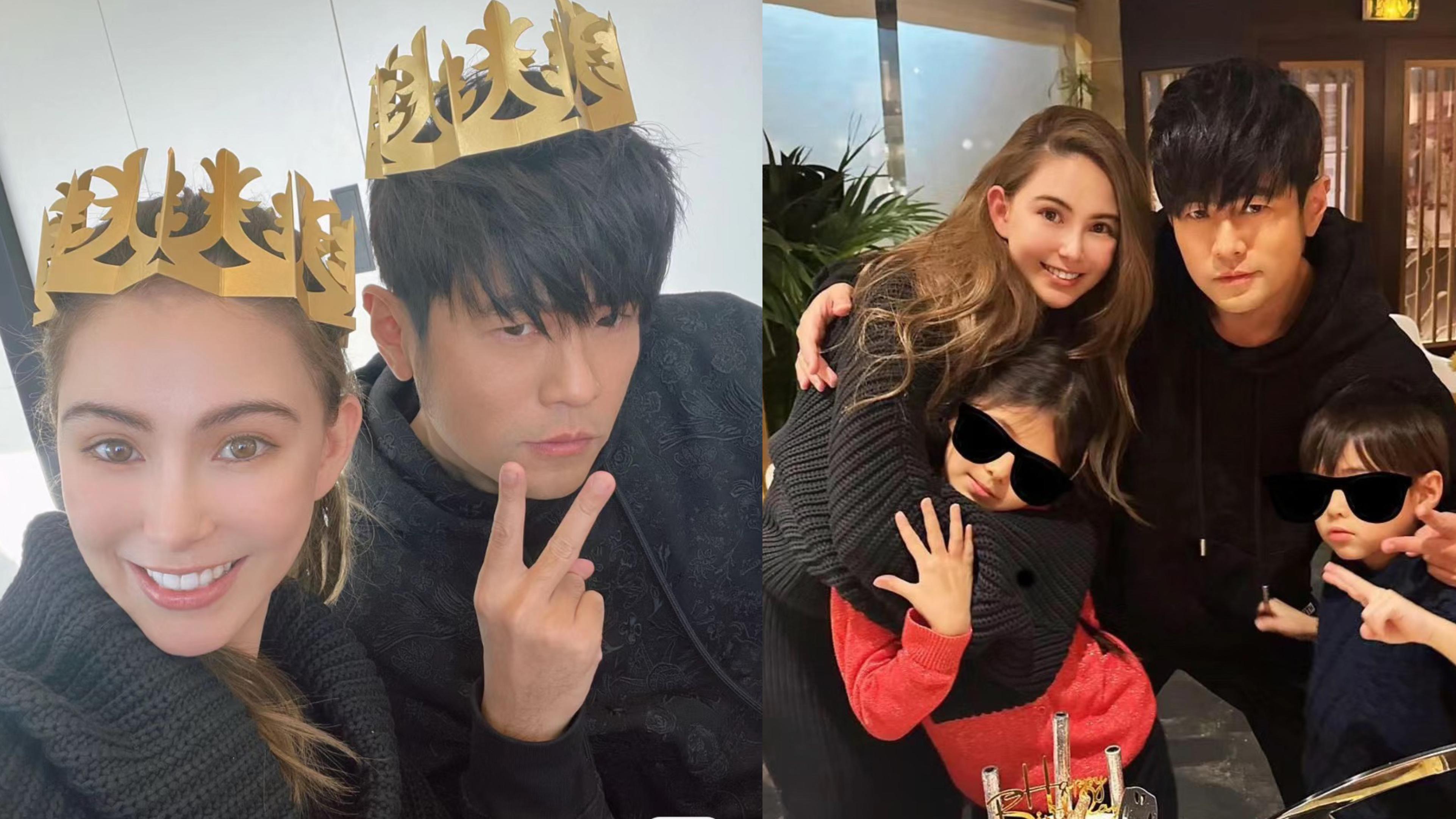 周杰倫45歲生日 昆凌曬恩愛合照：最開心是家人一直在一起