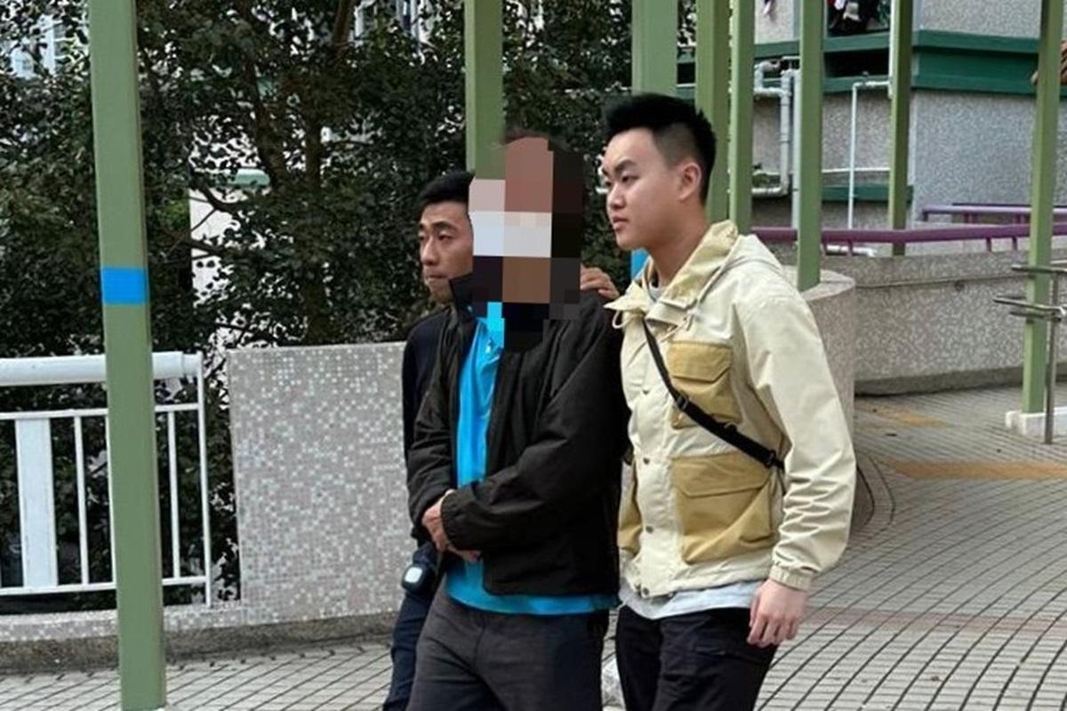 警方拘捕一名64歲男子涉嫌刑事毀壞。(警方提供)