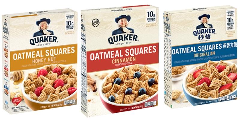 三款桂格燕麥方脆或受沙門氏菌污染　食安中心籲市民不要食用。網上圖片