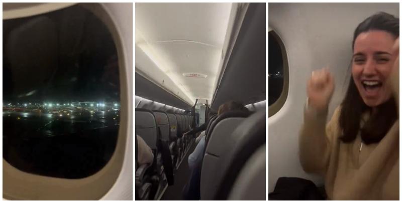 網上影片所見，倫敦有航機降落時被強風吹到劇烈搖晃，當安全著陸一刻，全機發出歡呼聲慶祝。