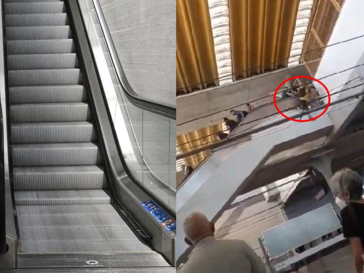 巴西地鐵站扶手電梯現人龍 老翁欲在扶手走捷徑意外跌死