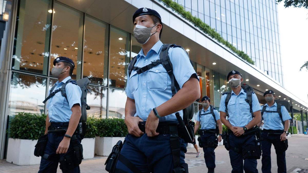 警察評議會4個職方協會發表聯合聲明，全力支持《基本法》第23條立法。(資料圖片／蘇文傑攝)