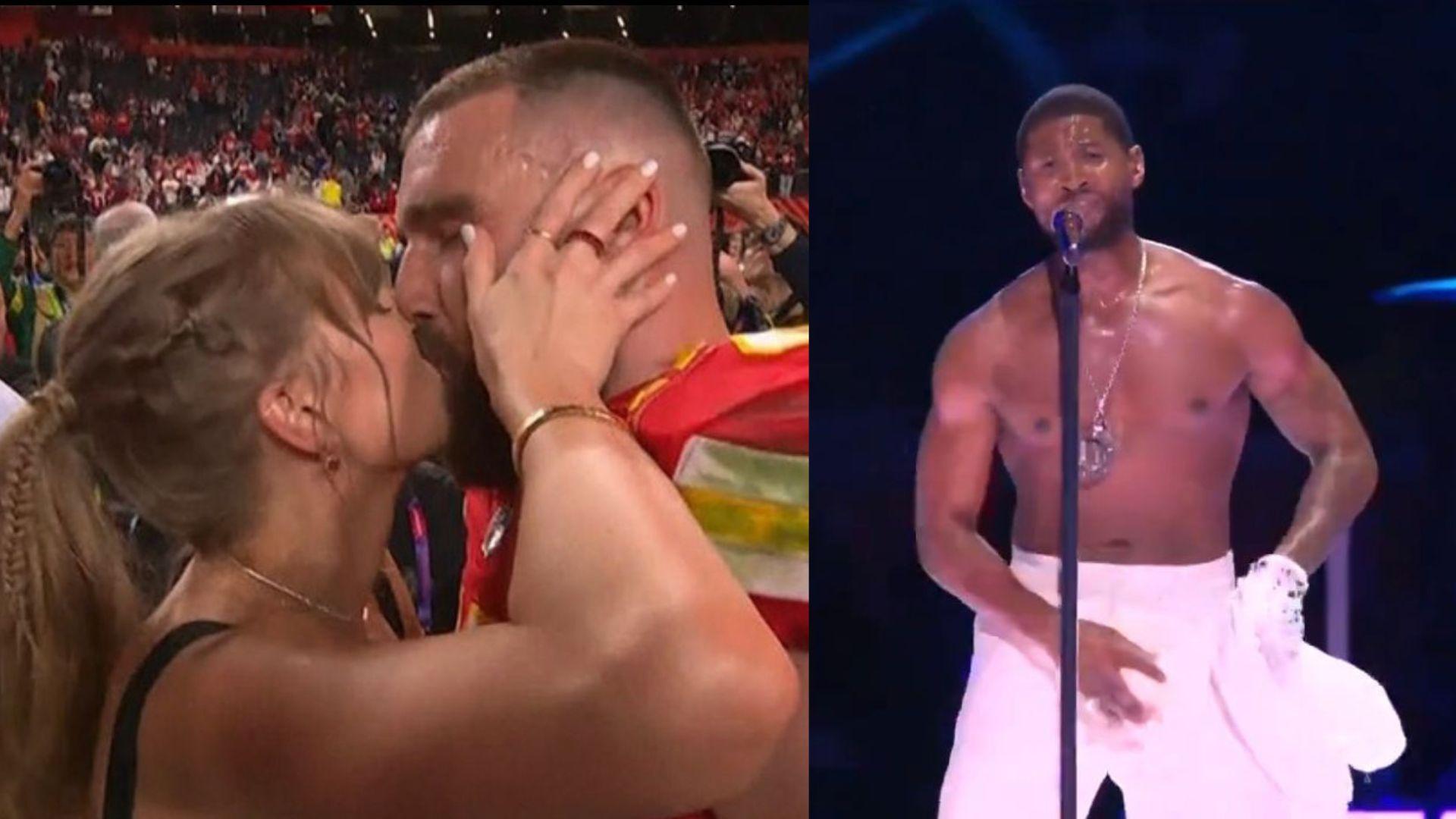 Taylor Swift天價VIP席睇超級碗啜爆男友 Usher中場表演踩Roller險出洋相