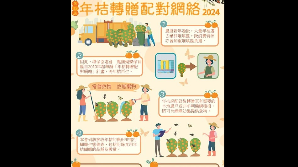 農曆新年2024｜機構推行年桔回收計劃　商戶可於月底前申請參加