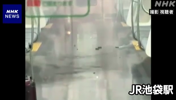 JR山手線列車 繁忙時間池袋站乘客「尿袋」突起火 煙霧瀰漫急疏散